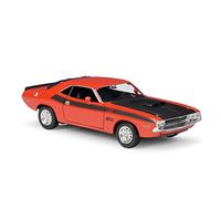 XIYUEYING 1 24 para Dodge Challenger T/A 1970 Retro Muscle Car Modelo de aleación Fundido a presión Coche en Miniatura(Rojo)