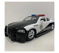 XIYUEYING 1:24 para Dodge Charger 2006 Coche de policía fundición a presión vehículo aleación Escala Modelo Coche Juguete Decoración