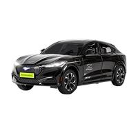 XIYUEYING 1 24 para Ford Mustang Caballo eléctrico Mach-E aleación de fundición a presión Modelo Coche Sonido y luz Juguete(Negro)