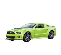 XIYUEYING 1 24 para Ford Mustang Street Racer, Modelo de vehículo aleación, Coche Juguete con Acabado Fundido a presión(Verde)