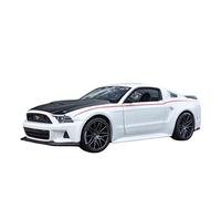 XIYUEYING 1 24 para Ford Mustang Street Racer, Modelo de vehículo aleación, Coche Juguete con Acabado Fundido a presión(White)