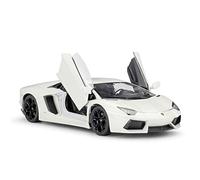 XIYUEYING 1:24 para Lamborghini Aventador LP700-4, Modelo de Coche Deportivo de aleación, Juguete de Modelo de Coche de fundición a presión Terminado(White)