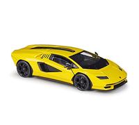 XIYUEYING 1 24 para Lamborghini Countach LPI 800-4 Supercar aleación réplica Coche fundición a presión Modelo Coche Terminado(Yellow)