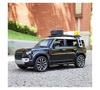 XIYUEYING 1 24 para Land Rover Defender 2022 SUV, Modelo de aleación fundición a presión, réplica Coche, Juguete Terminado(Negro)