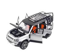 XIYUEYING 1 24 para Land Rover Defender SUV Modelo de Coche Fundido a presión Sonido y luz Tirar hacia atrás 6 Puertas Completamente Abiertas(B)