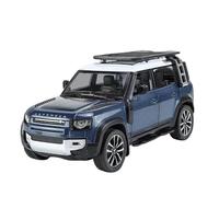 XIYUEYING 1:24 para Land Rover Defender Vehículo Todoterreno Modelo De Simulación Niños Juguete Coche Colectivo Miniatura(Azul)