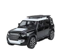 XIYUEYING 1:24 para Land Rover Defender Vehículo Todoterreno Modelo De Simulación Niños Juguete Coche Colectivo Miniatura(Negro)