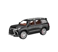 XIYUEYING 1:24 para Lexus LX570 Todoterreno SUV Aleación Diecast Coche Modelo Computadora Escritorio Colección Hobby Ornamento(Negro)