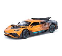 XIYUEYING 1 24 para Mercedes-Benz AMG One Full Star Modelo de automóvil Juguete de aleación fundida a presión Escritorio Decorado 21CM Colección Conmemora a Hombres y Mujeres(Naranja)
