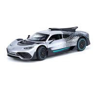 XIYUEYING 1 24 para Mercedes-Benz AMG One Full Star Modelo de automóvil Juguete de aleación fundida a presión Escritorio Decorado 21CM Colección Conmemora a Hombres y Mujeres(Gray)
