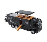 XIYUEYING 1:24 para Nomadism F Off Road RV Collective Voiture Miniatura Sonido Y Luz Diecast Aleación Juguetes Modelo De Coche(Negro)