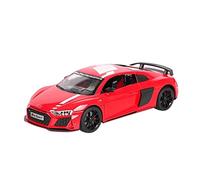 XIYUEYING 1 24 para R8 V10 aleación Modelo Coche vehículo en Miniatura Sonido y luz Tirar hacia atrás Coches de Juguete(Rojo)