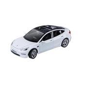 XIYUEYING 1:24 para Tesla Modelo 3 Vehículo De Metal Fundido A Presión Modelo De Coche Sonido De Simulación Luz Colección De Juguetes para Niños(White)