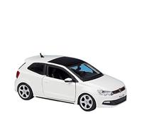 XIYUEYING 1:24 para Volkswagen Polo GTI Mark 5, Modelo de vehículo de aleación Fundido a presión, Mini Coche en Miniatura, decoración de Coche de Juguete(White)