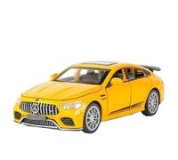 XIYUEYING 1 32 for GT63S Coupe simulación de aleación Proceso de fundición a presión Modelo de Coche réplica de colección de Juguetes for Adultos(Yellow)