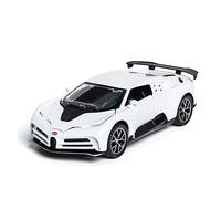 XIYUEYING 1/32 para Bugatti Centodieci Modelo De Coche De Metal Fundido A Presión Vehículo Deportivo De Alta Simulación(Bianco)