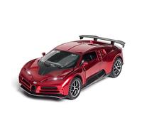 XIYUEYING 1/32 para Bugatti Centodieci Modelo De Coche De Metal Fundido A Presión Vehículo Deportivo De Alta Simulación(Rojo)
