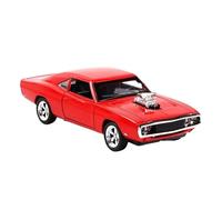 XIYUEYING 1:32 para Dodge Charger Diecast Pullback Muscle Car Modelo con Sonido Ligero Miniatura Chico Juguete De Navidad(Rojo)