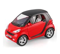 XIYUEYING 1 32 para el Modelo de automóvil Mercedes Smart Escritorio de aleación Decorado Lindo Juguete 13CM colección conmemora a Hombres y Mujeres(Rojo)