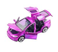 XIYUEYING 1:32 para el Modelo X, Coche de Juguete Fundido a presión de aleación para niños, Modelo de Coche de Juguete Coleccionable con Apertura de Puerta Trasera(Purple)