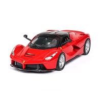 XIYUEYING 1 32 para Ferrari LaFerrari aleación fundición a presión Modelo de Coche Sonido y luz Tirar hacia atrás Juguete Tres Abiertos(Rojo)