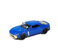 XIYUEYING 1:32 para GT-R50 con Sonido Y Luz Juguete De Cumpleaños para Niños Modelo De Coche Deportivo Fundido A Presión Colectivo(Azul)