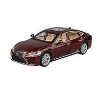 XIYUEYING 1:32 para Lexus LS500H Coche En Miniatura De Aleación Fundido A Presión Y Vehículos Juguete De Colección De Luz De Sonido De Alta Simulación(Rojo)