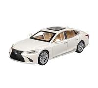 XIYUEYING 1:32 para Lexus LS500H Coche En Miniatura De Aleación Fundido A Presión Y Vehículos Juguete De Colección De Luz De Sonido De Alta Simulación(White)
