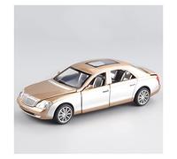 XIYUEYING 1/32 para Maybach Edición Extendida Modelo De Coche De Metal Fundido A Presión Decoraciones De Juguete Alta Simulación(Oro)