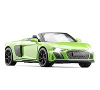 XIYUEYING 1 32 para R8 Spyder 2020, superdeportivo, aleación de Coche, Sonido Fundido a presión y luz, Modelo extraíble(B)