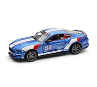 XIYUEYING 1:34 para Ford Mustang GT 2018 Muscle Car aleación fundición a presión Modelo Coche Sonido y luz Tirar hacia atrás de Juguete