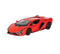 XIYUEYING 1:36 para Lamborghini Sian Collection Miniatura Voiture Aleación Diecast Supercoche Modelo Niño Cumpleaños Juguete(Rojo)