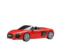 XIYUEYING 1:43 Apto para Audi R8 V10 2017 Boutique Rojo Convertible Coche Deportivo Aleación Modelo Fundido Colección