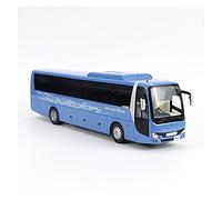 XIYUEYING 1:43 Apto para Autobús Turístico Estático Aleación Dos Pisos Modelo Fundido Presión Exhibición Colección Coches Regalo(Azul)