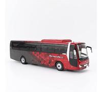 XIYUEYING 1:43 Apto para Autobús Turístico Estático Aleación Dos Pisos Modelo Fundido Presión Exhibición Colección Coches Regalo(Rojo)