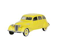 XIYUEYING 1:43 Apto para Berliet 11CV Dauphine 1939 Amarillo Clásico Coche Aleación Diecast Modelo Colección Regalo