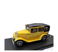 XIYUEYING 1:43 Apto para Ford Hand-Run Coche Clásico Resina Modelo Fundido Presión Vehículo Colección Adultos Regalo Exhibición(Yellow)