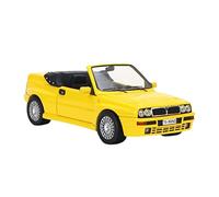 XIYUEYING 1:43 Apto para Lancia Delta 1992 Vehículo Clásico Aleación Modelo Coche Fundido Presión Pantalla Colección para Adultos(Yellow)
