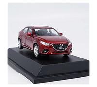 XIYUEYING 1:43 Apto para Mazda Axela Aleación Roja Coche Privado Diecast Modelo Coche Adulto Colección Exhibición Regalo