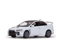 XIYUEYING 1:43 Apto para Mitsubishi EVO Coche Blanco Aleación Diecast Modelo Vehículo Adulto Colección Exhibición Regalo