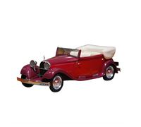 XIYUEYING 1:43 para Bugatti T46 1929 Coche Vintage En Resina Modelo De Coche Metal Mini Vehículo Ornamento Decoración(Red-B)