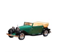 XIYUEYING 1:43 para Bugatti T46 1929 Coche Vintage En Resina Modelo De Coche Metal Mini Vehículo Ornamento Decoración(Green-B)
