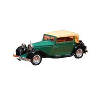 XIYUEYING 1:43 para Bugatti T46 1929 Coche Vintage En Resina Modelo De Coche Metal Mini Vehículo Ornamento Decoración(Green-A)