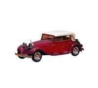 XIYUEYING 1:43 para Bugatti T46 1929 Coche Vintage En Resina Modelo De Coche Metal Mini Vehículo Ornamento Decoración(Red-A)