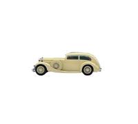 XIYUEYING 1:43 para Jaguar SS1 Airline Coche En Miniatura De Aleación Clásico Coleccionables Adornos Nostálgicos Fans Hobby Juguete(Beige)
