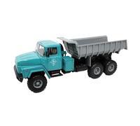 XIYUEYING 1 43 para KRAZ 260S Camión Volquete De Alta Resistencia Coche En Miniatura De Aleación Hobby Juguete Colección De Simulación De Coches(Azul)