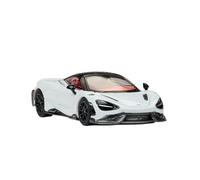 XIYUEYING 1:64 para 765LT MCL1001 1007 1009 Modelo De Coche De Aleación Fundida A Presión Miniatura Colección Estática Muestra Adornos(White)