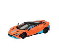 XIYUEYING 1:64 para 765LT MCL1001 1007 1009 Modelo De Coche De Aleación Fundida A Presión Miniatura Colección Estática Muestra Adornos(Naranja)