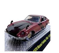 XIYUEYING 1:64 para Nissan Fairlady Z432 1970 Coche Deportivo Modelo De Aleación Escena Garaje Decoración Colección Fans Recuerdo(Rojo)