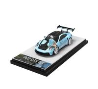 XIYUEYING 1:64 para Porsche 992 GT3 RS Coche En Miniatura De Aleación A Pequeña Escala Minicoche De Metal Adornos De Escritorio